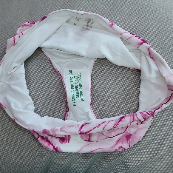 NWT CALIA by Carrie Underwood Pink Magenta Tie-dye Full Coverage Bottom XL - Picture 10 of 12